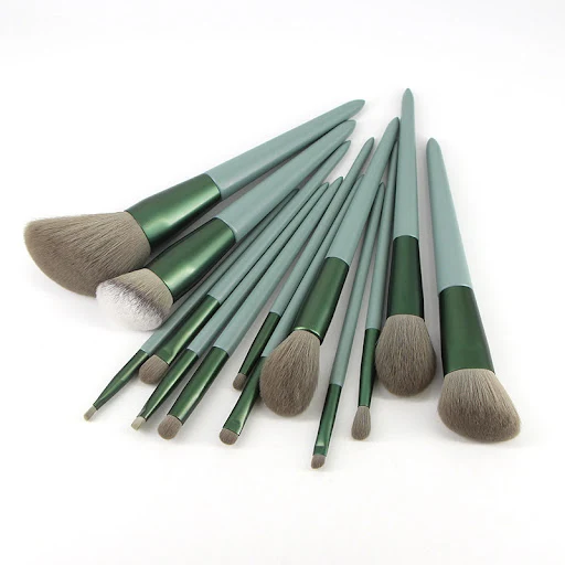 Title 1, Green Wooden Handle Quick-drying Soft Fur Flour...