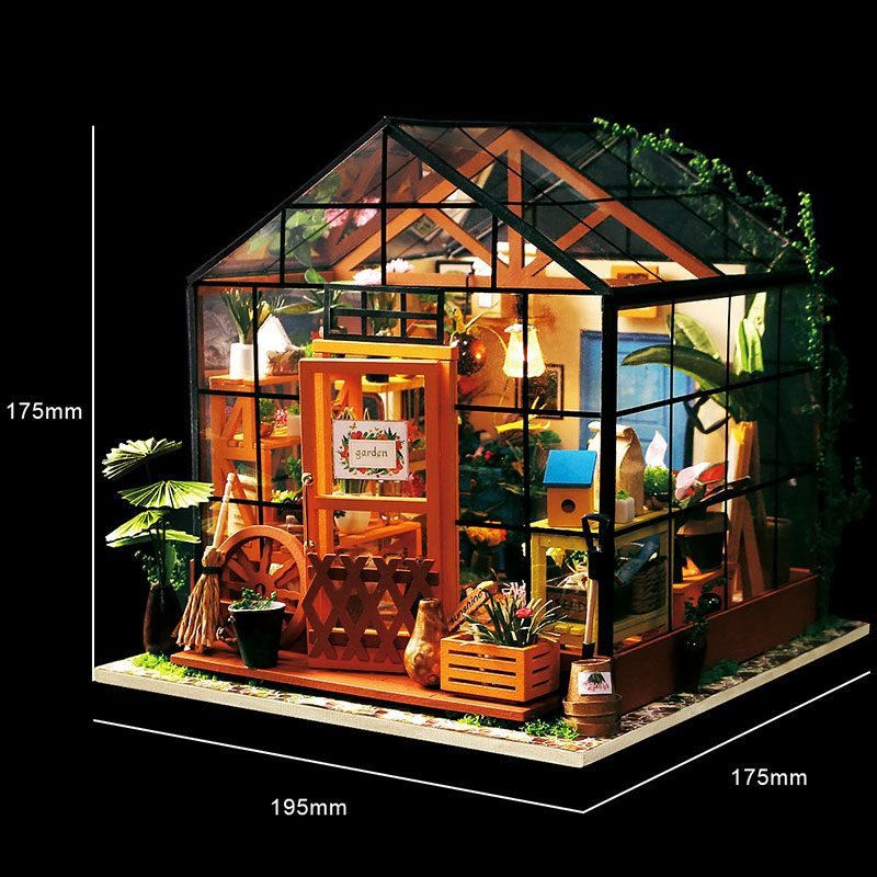 Title 8, Robotime DIY Wooden Miniature Dollhouse 1 24 Ha...
