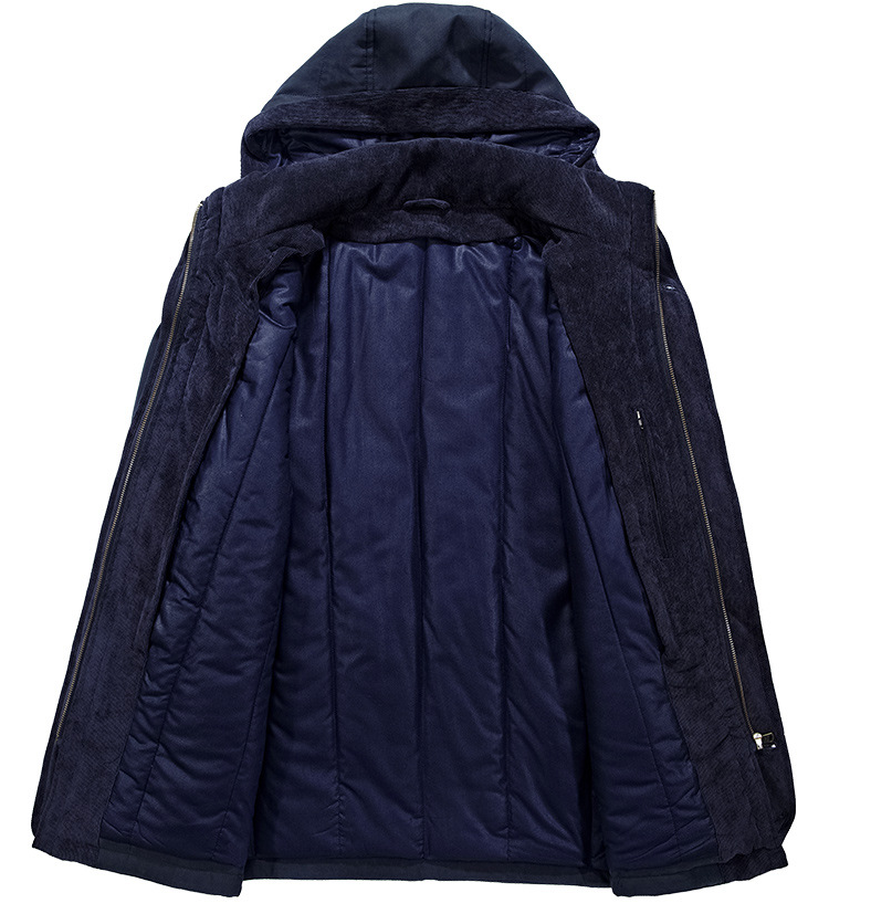 Title 6, Mens two-piece lamb wool detachable parka coat...