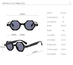 Personalized Polygon Round Frame Sunglasses – Unique design, UV protection, and tailored style to elevate your look. — photo 18