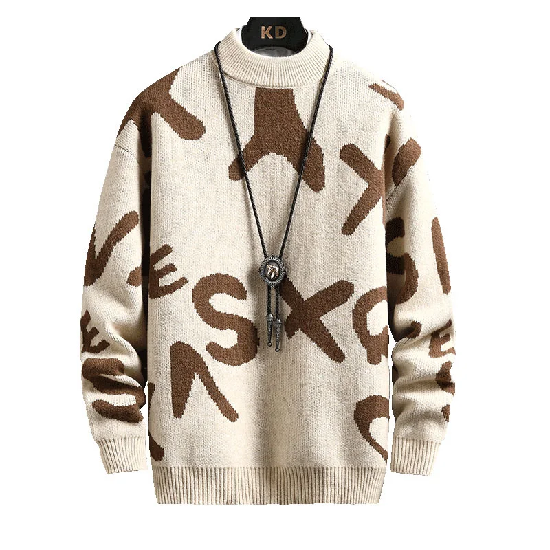 Men's Fashion Half Turtleneck Sweater, stylish and warm for fall and winter. Provides comfort and a sophisticated look f — photo 5