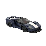 MOC Blocchi Unità Domestiche su Ruote GT Bici Sportiva Auto Set Regalo Decorativo Divertimento Costruttivo per Bambini e Adulti — foto 3