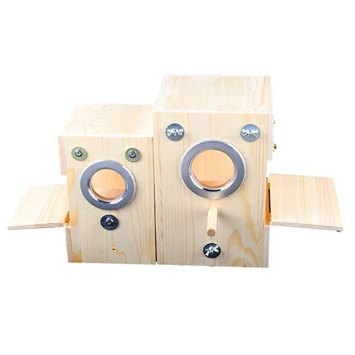 Wood Bird Breeding Box Bird House Nest Parrot Breeding Decorative Cages Pet Accessories Home Balcony Decoration — photo 4