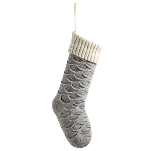 Title 12, Christmas Gift Bag Decorative Socks Knitted Han...