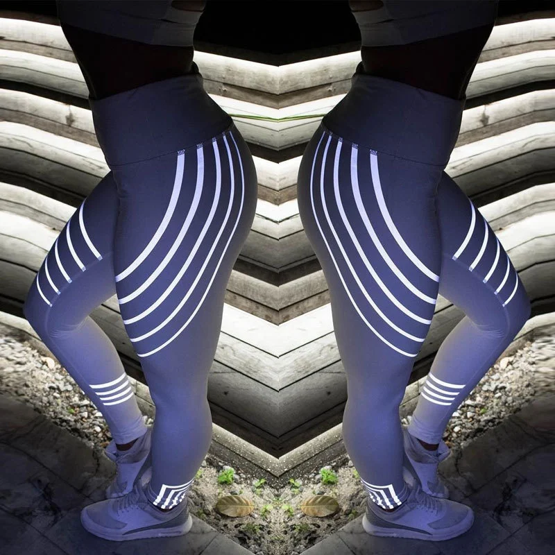 Title 11, European beauty fitness yoga pants with laser p...