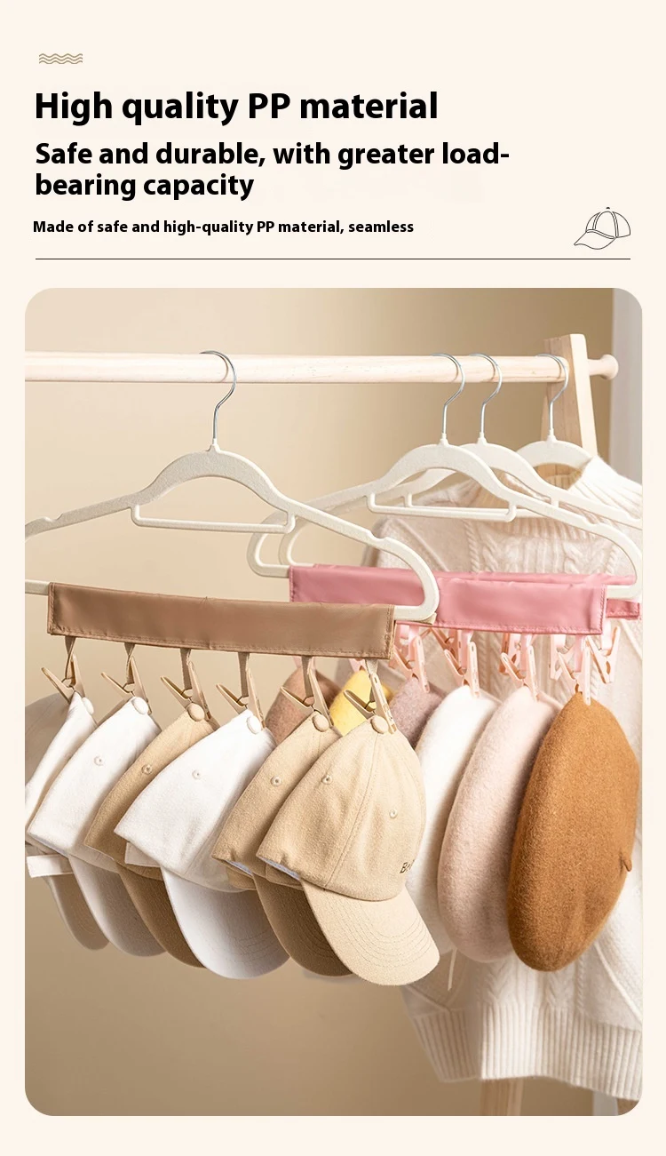 Title 3, Creative Portable Foldable Clothes Pin Fabric H...