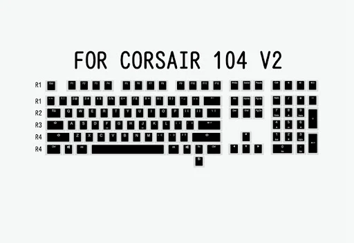 Title 4, Keycaps Budino V2 PBT Doubleshot OEM Retroilumi...