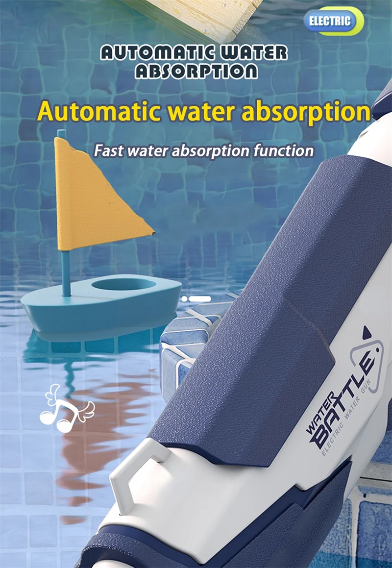 Title 10, Electric Automatic Space Water Gun Water Absorp...