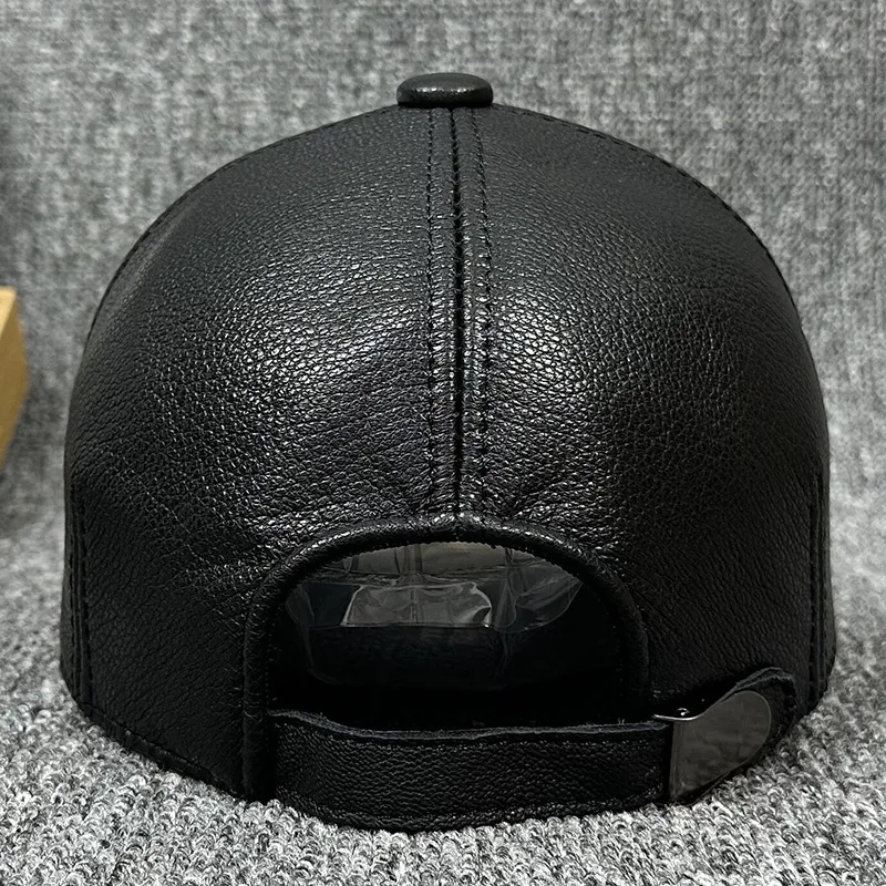 Title 3, Nuovo cappello da baseball in vera pelle da uom...