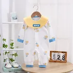 Bear Hat Jumpsuit Blue