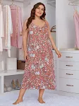 Women's Long Home Casual Suspender Skirt Pajamas — photo 3