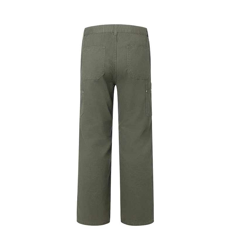Title 14, Pantaloni Casual Bianchi Taglio Dritto di Alta ...