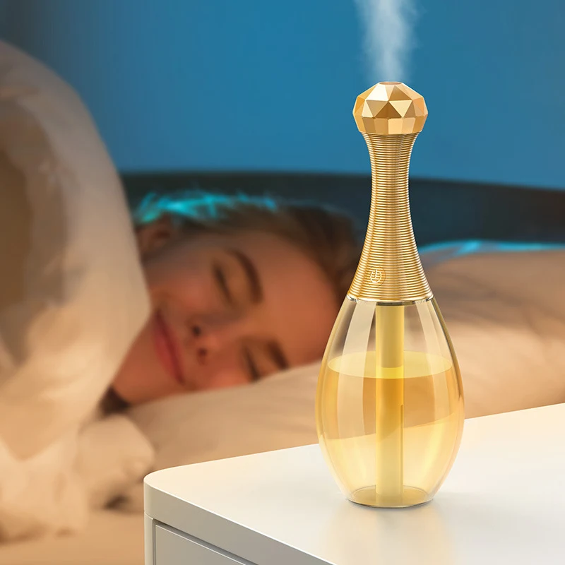 Title 5, Mini USB Luftbefeuchter mit Parfumflasche, Leis...