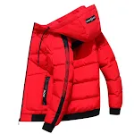 Jaqueta masculina casual urbana espessada com forro de algodão, casaco ideal para o inverno, confortável e estiloso, perfeito para o dia a dia. — foto 10