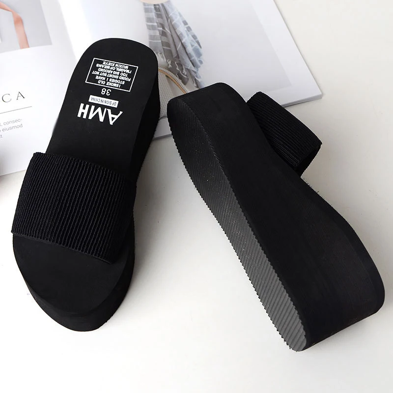Title 7, New Fox Fur Womens Sandals Height Increasing f...