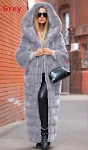 Thickened faux fur hooded cotton jacket for ultimate warmth and style. Stay cozy and comfortable during cold weather wit — photo 3