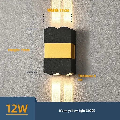 Title 4, Outdoor Waterproof LED Spotlight Linear Wall Lamp