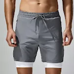 Four-sided stretch running shorts, quick-drying, double layer, designed for ultimate comfort and performance for runners — photo 9