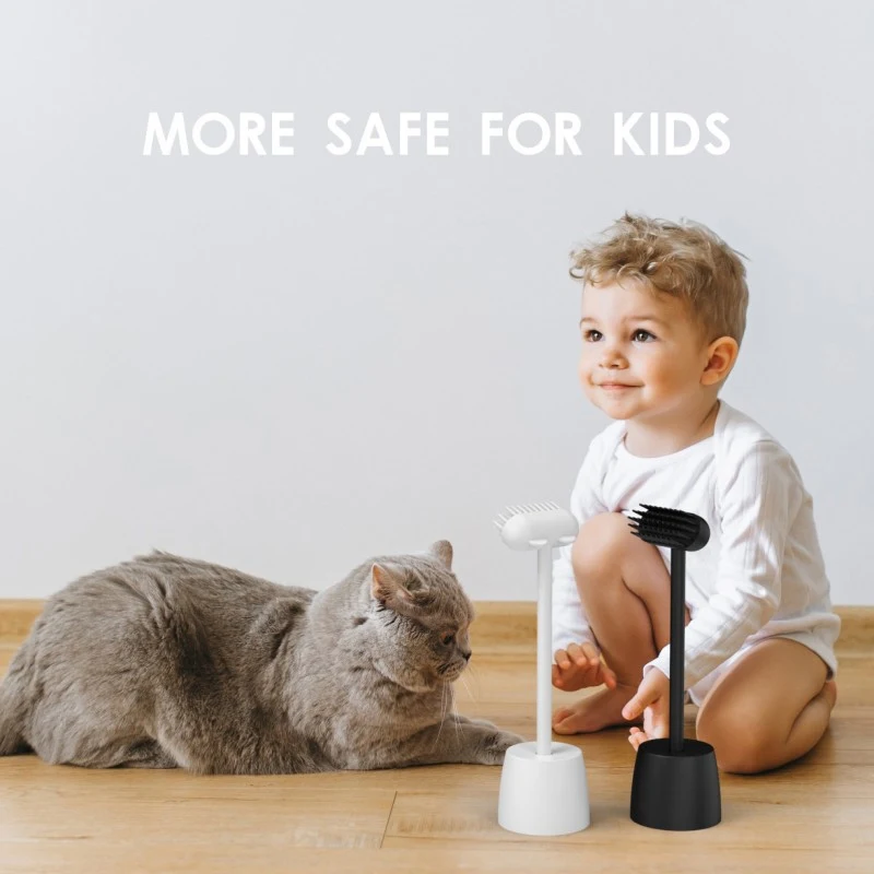 Title 3, 6 Colors Interactive Cat Massager Brush Toys Wa...