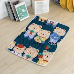 Pet Non Slip Mat Bear College
