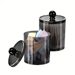 Transparent Black 2PCs