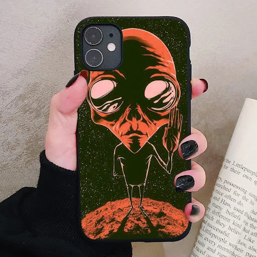 Title 1, Capinha de celular Alien Cartoon compatível com...