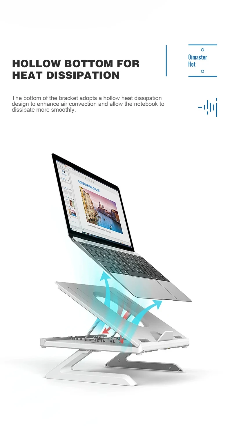 Title 7, Nuovo Supporto per Laptop Multifunzionale Piegh...
