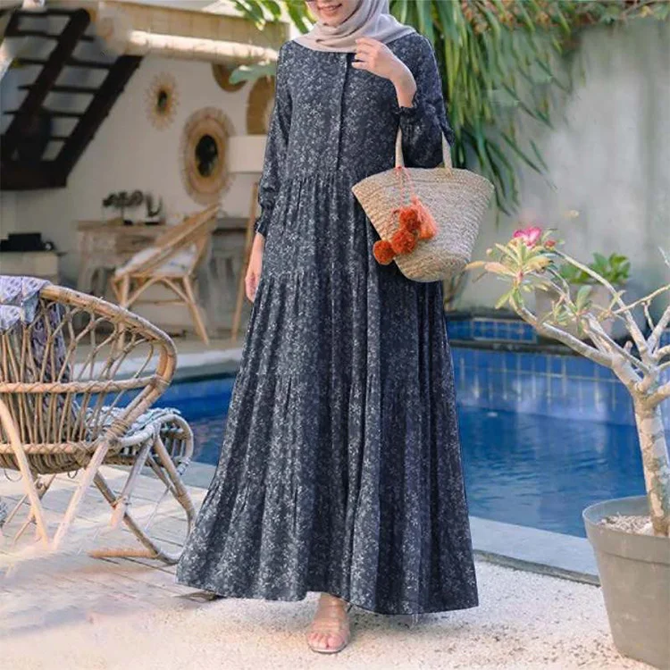 Title 4, Womens Strap Type Round Neck Swing Dress