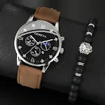 Brown Silver Black Surface