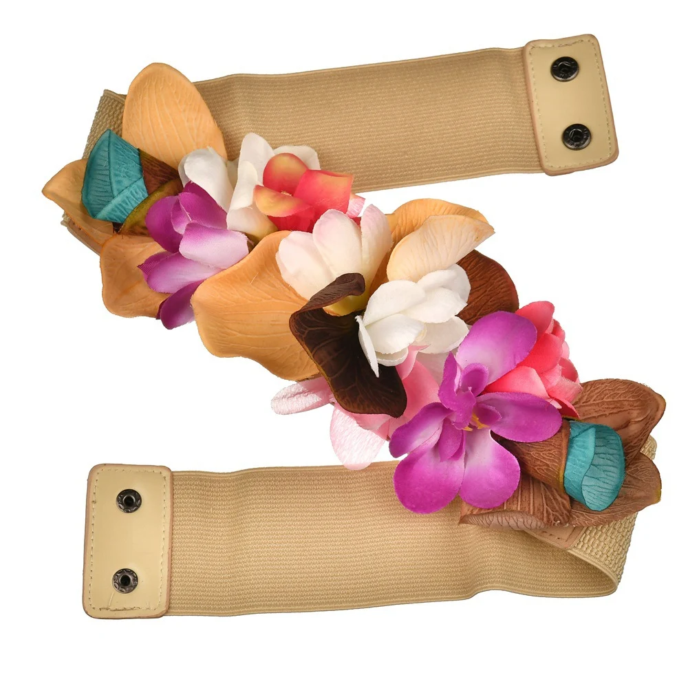 Title 2, Simulation Phalaenopsis Ultra-Wide Waistband He...
