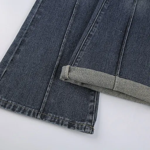 Title 3, Jeans ajustados de mujer con efecto desgastado,...