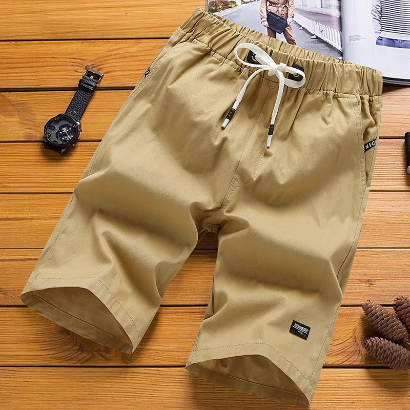 Men's Cropped Beach Pants Half-length Pants Stay Cool and Comfortable in Summer Perfect for Beach Trips and Casual Wear — photo 3