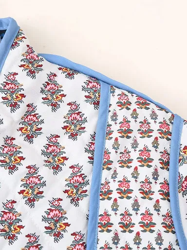 Title 2, Chaleco de algodón estampado para mujer, revers...