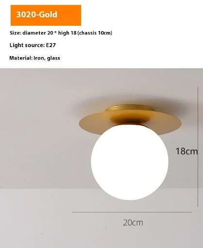 Title 5, Corridor Minimalist Ouyang Tai Ceiling Light, m...