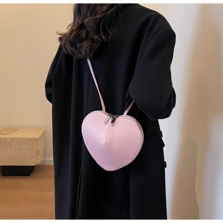 Title 23, Veelzijdige Crossbody Mini Hart Schoudertas Co...