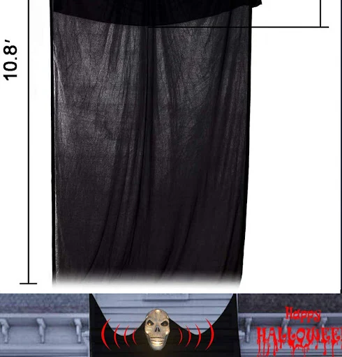 Title 3, Decoração de Halloween Fantasma Suspenso com Il...