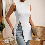 European And American Sexy Hollow Split Tight Sheath Short Dress — photo 8