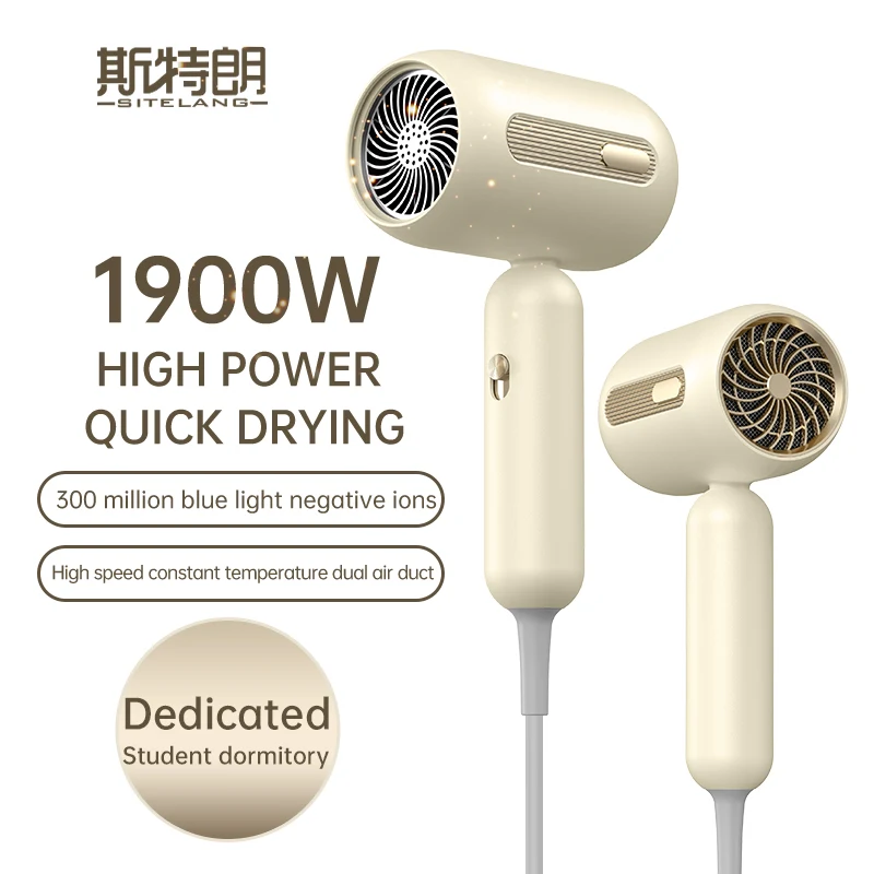 F41 Hair Dryer 1900W High-Speed Electric Turbine Airflow Low Noise Constant Temperature Quick Drying Perfect for Home Us — photo 10