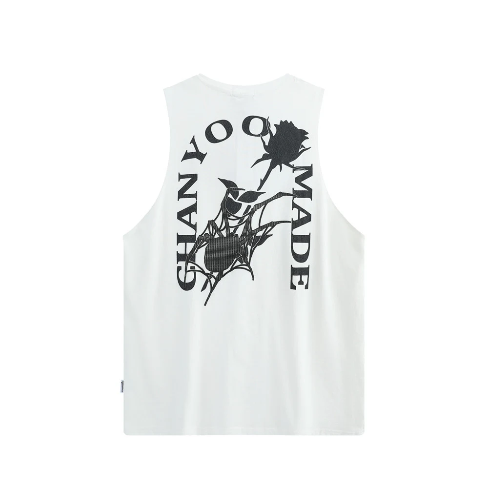 Title 5, Comfortable Sports Loose Dark Spider Print Vest...