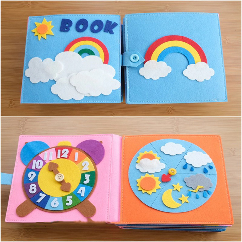 Title 6, Livro de Pano Montessori para Bebês – Estimula ...