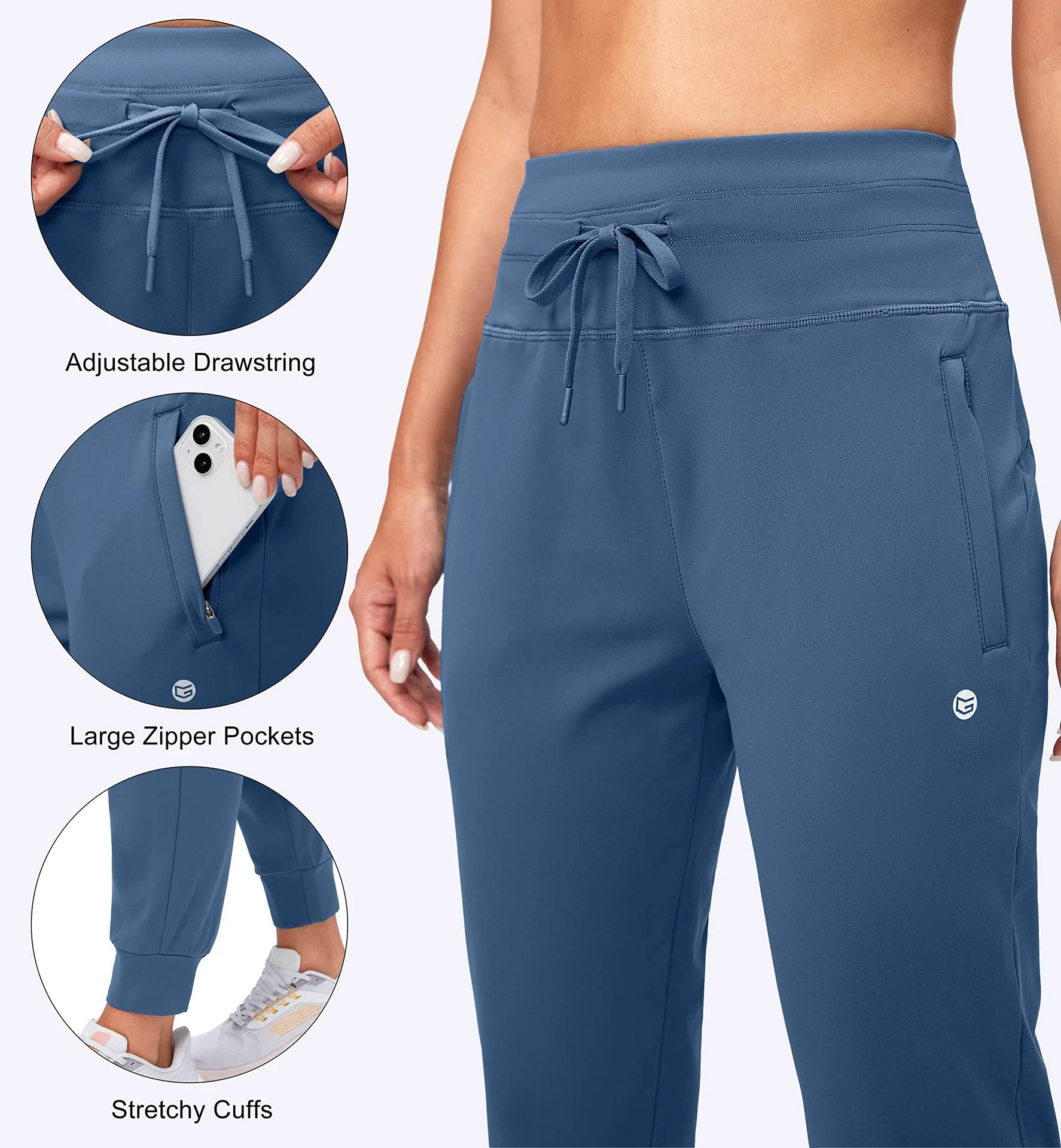 Title 6, Dames High Waist Waterdichte Casual Broek voor ...