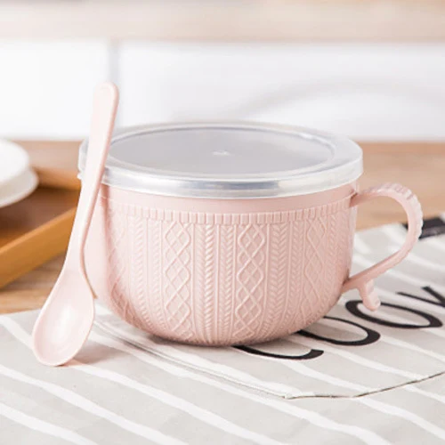 Title 13, Stainless Steel Cute Rabbit Instant Noodle Bowl...