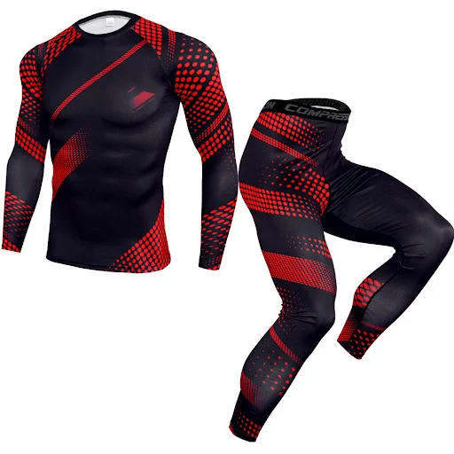 Title 8, Traje deportivo de fitness al aire libre para h...