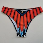 Damen Fashion Split High Waist Bademode. Stylischer Badeanzug für den Sommer. Zeige deine Figur am Strand oder Pool. — foto 2