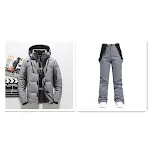 Gray jacket gray pants