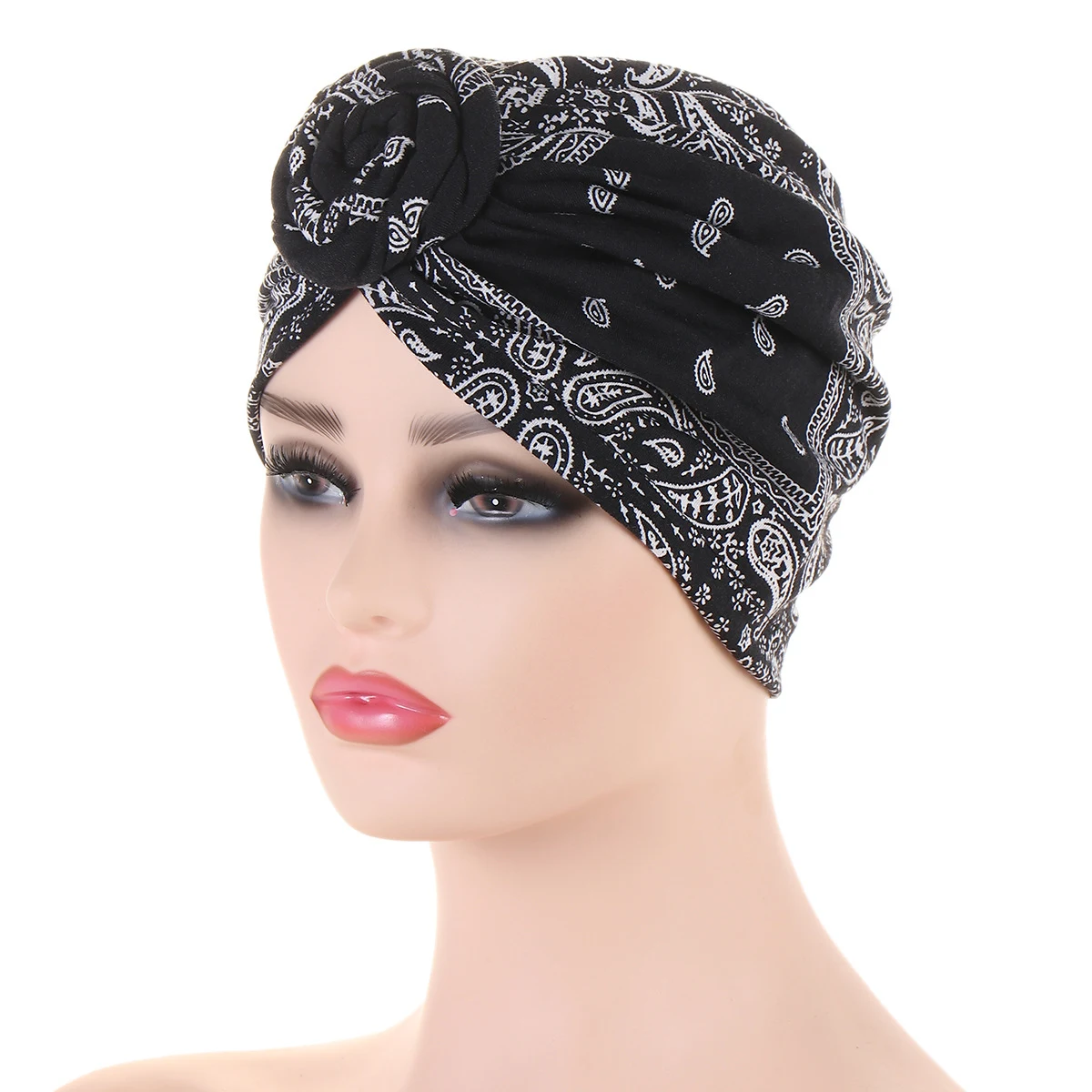 Title 5, Womens Multicolor Printed Snail Headscarf