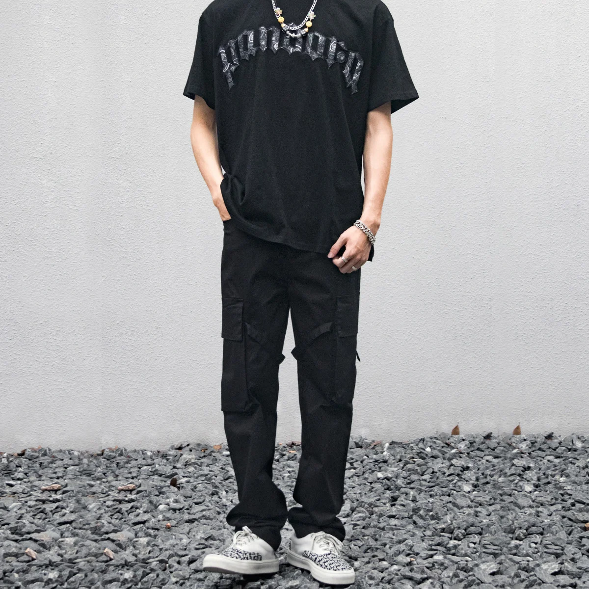 Streamer Broek Lente Zomer Trend Mode Casual Schuren Multi-zakken Recht, Comfortabel en Stijlvol — foto 5