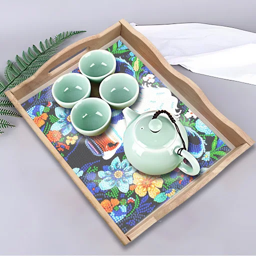 Title 9, Diamond Painting Dinerbord DIY Handgemaakt. Maa...