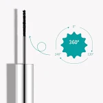 Slim Curly Naturally Elongated Non Caking Waterproof Fine Brush Eye Black Achieve defined, waterproof, clump-free, and n — photo 2