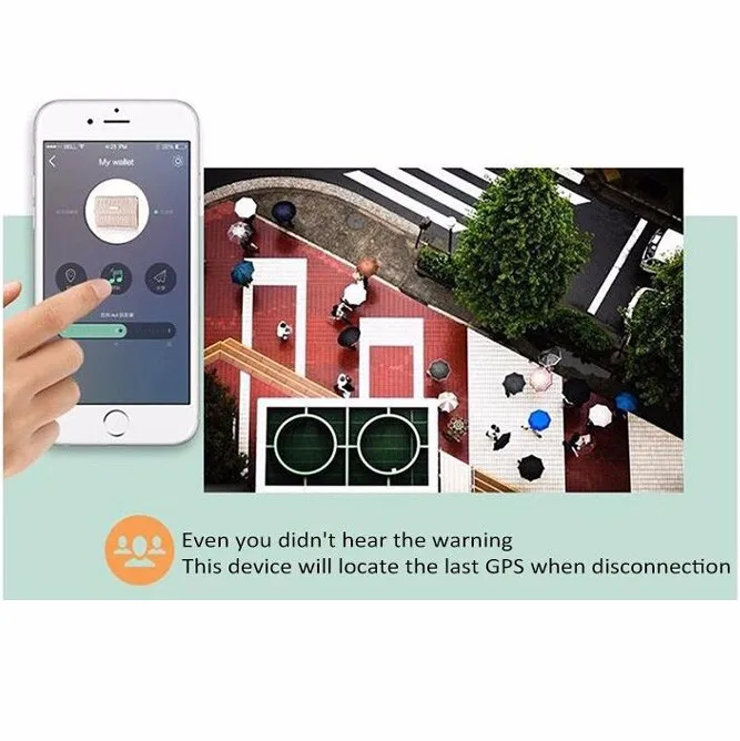 Title 4, Water Drop Bluetooth Anti-Lost Object Finder he...